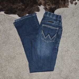 Wrangler Willow Dark Blue Boot Cut Jeans